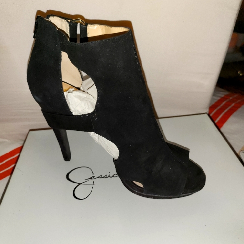 Jessica Simpson Black Booties